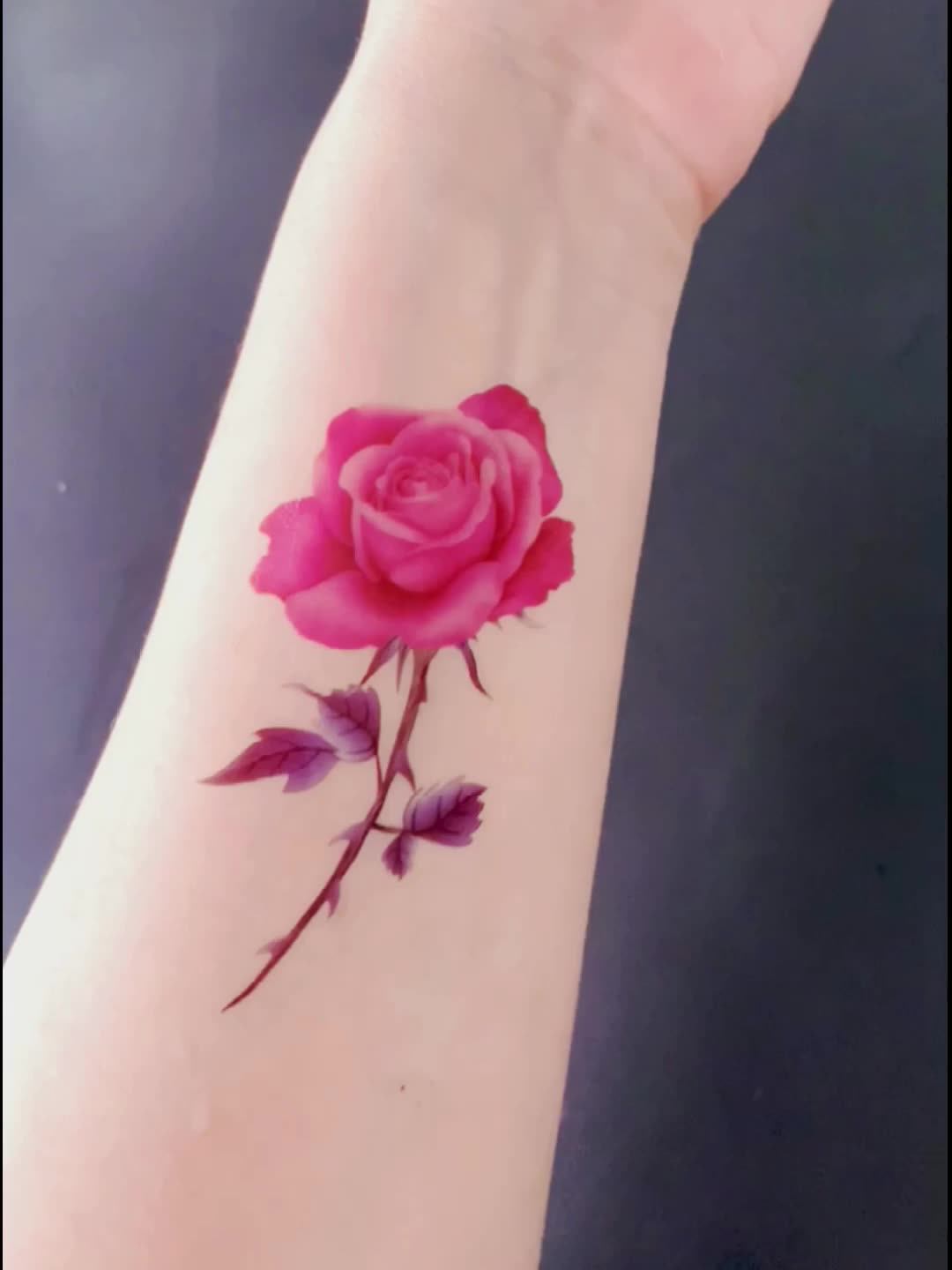 玫瑰花与箭纹身图片欣赏- 抖音, image size:1080x1440