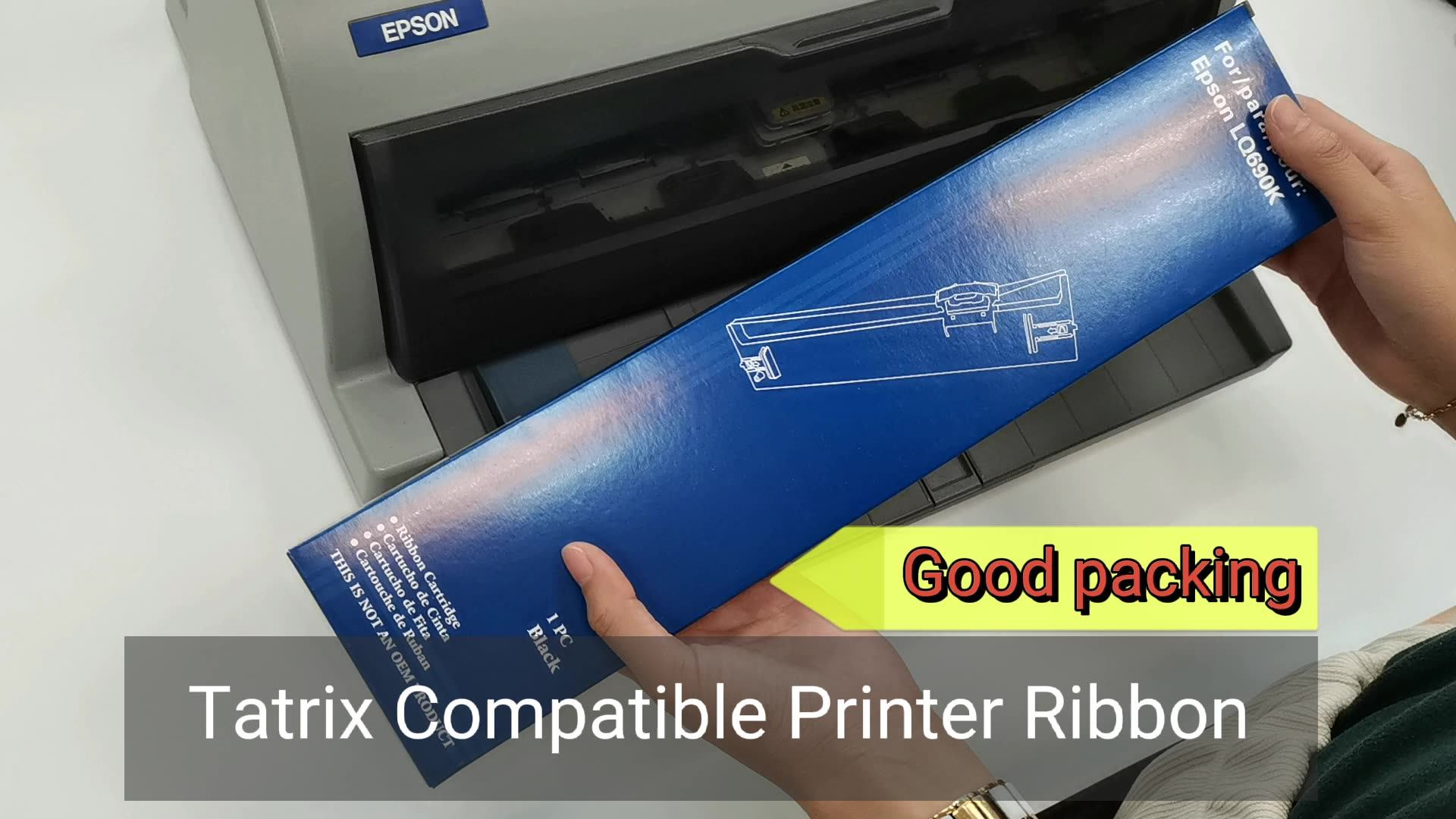 Tatrix Lq310 Ink Ribbon Lq 310 12.7mm Black Compatible Ink Ribbon