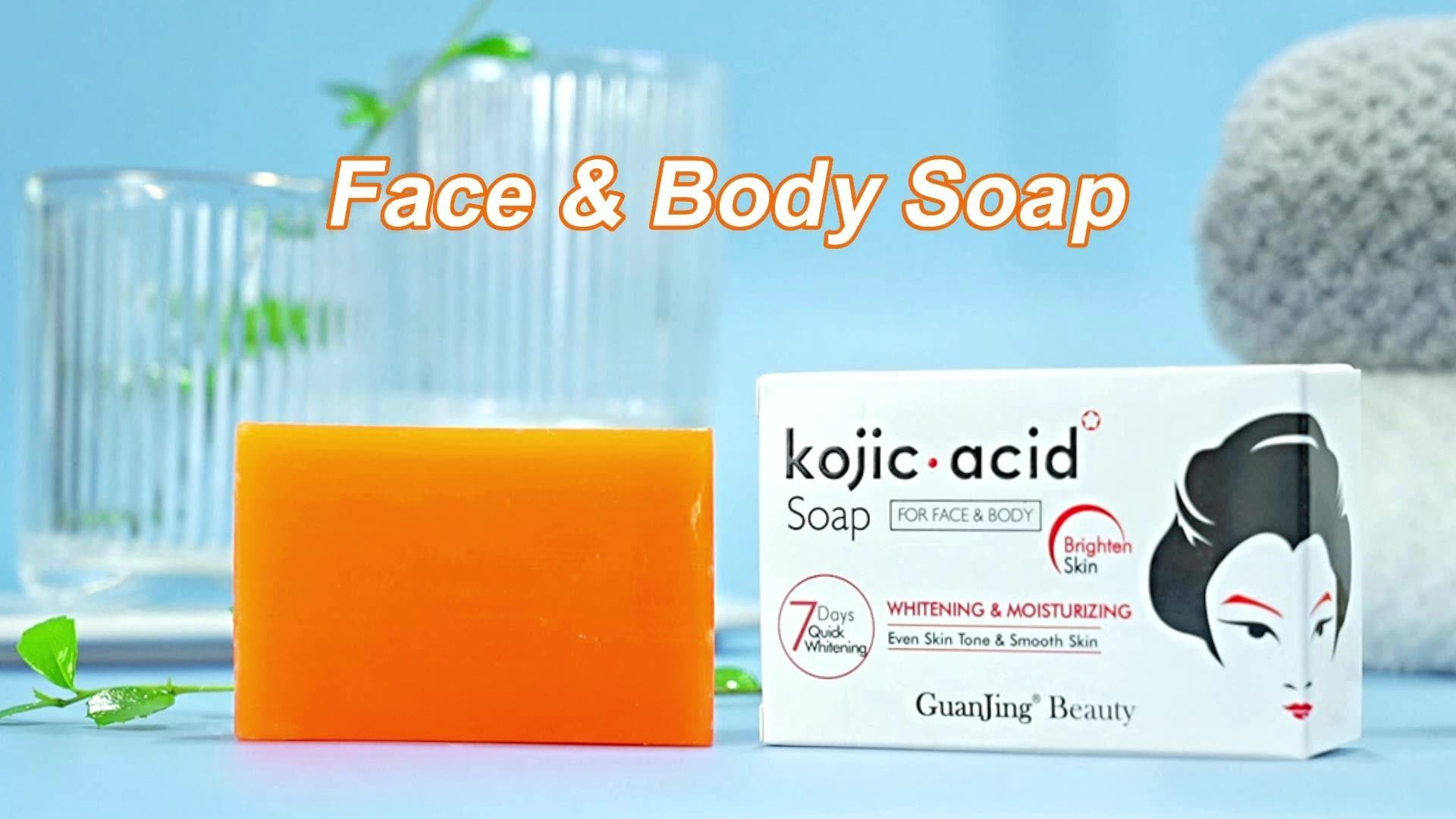 Guanjing Kojic Acid Soap Whitening Soap Moisturizing Deep Cleansing