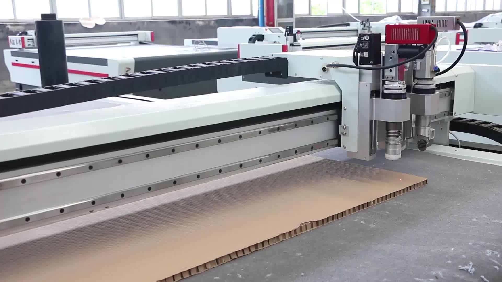 Oscillating Knife V Cut Beveling Crease Wheel Cnc Corrugated Cardboard