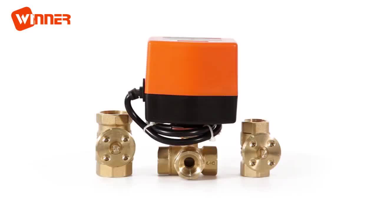 electric 24VDC driver water flow control valve 1incg motorized water