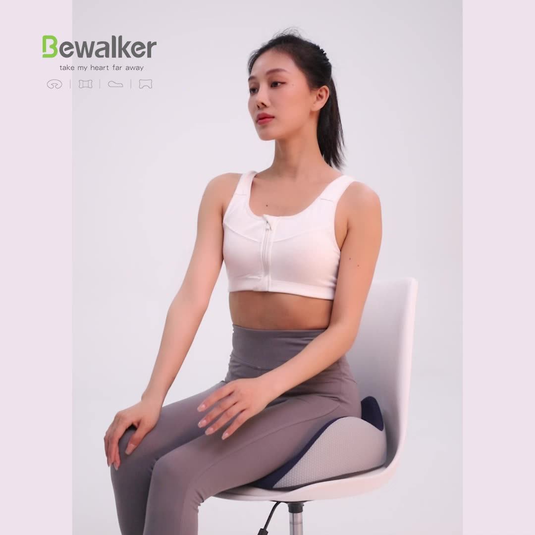 Bewalker Hot Ergonomic Pain Relief Seat Cushion Filled With Memory Foam Cushion Comfortable And
