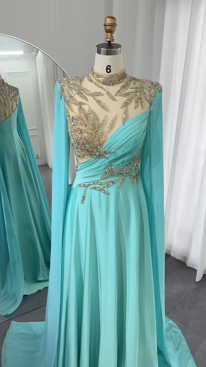 turquoise evening dress with sleeves | Turquoise Formal Dresses Crisscross ruching makes a dramatic hour glass silhouette Teal Blue Modest Sparkly Evening