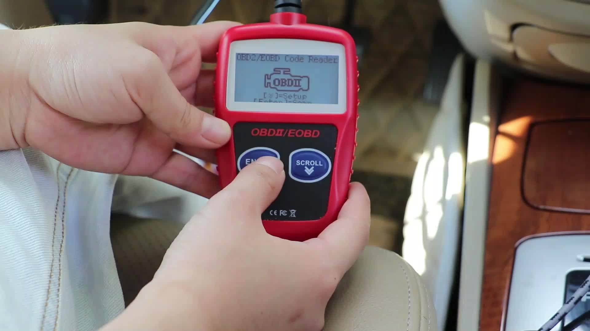 Multiple Languages Obdii Obd2 Car Scanner Auto Code Reader