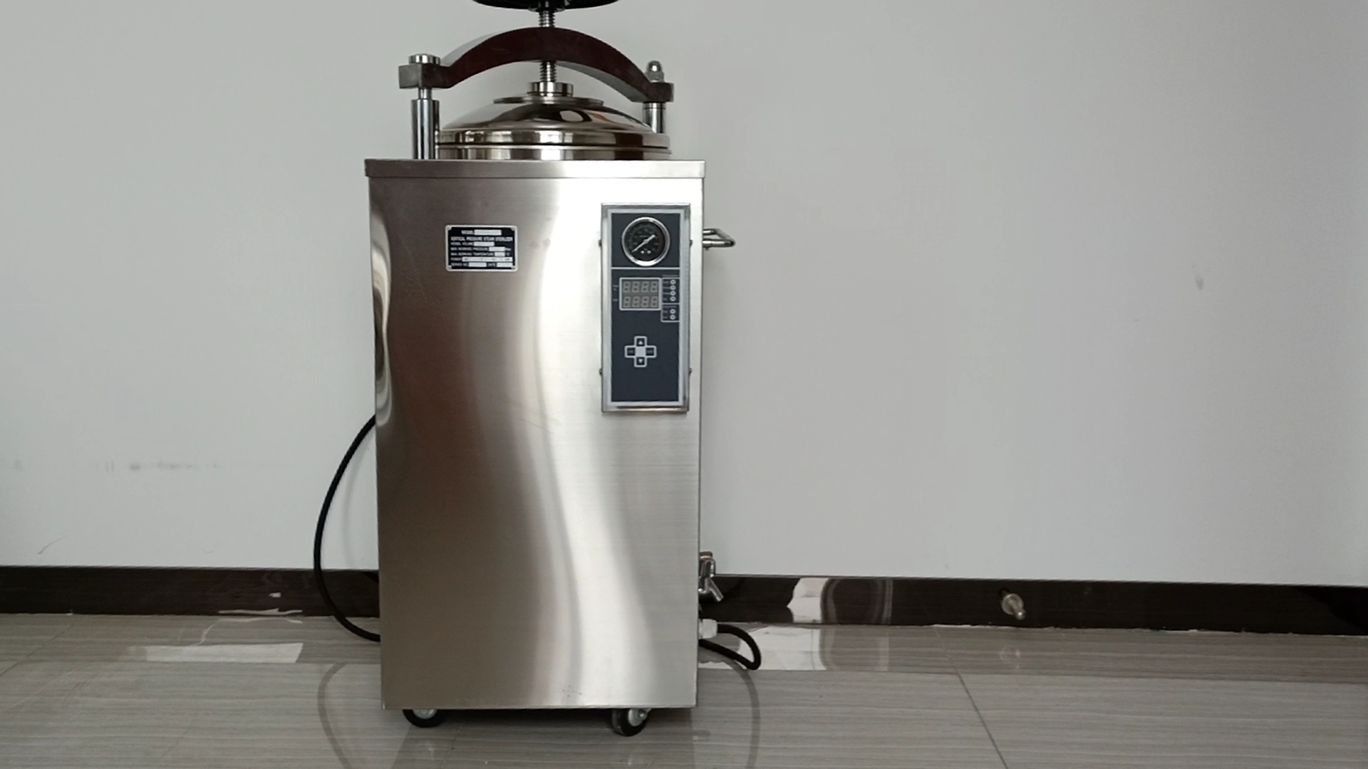Stainless Steel 35l/50l/75l/100l High Temperature Vertical Autoclave