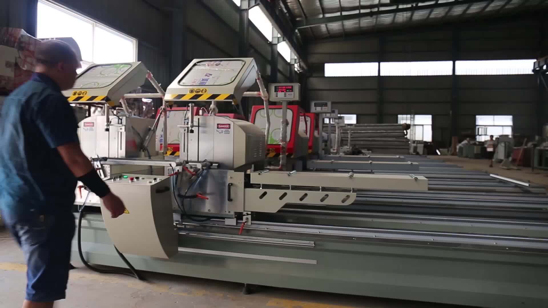 Aluminum Profile Door And Window Manufacturing Machine Cnc Double Head