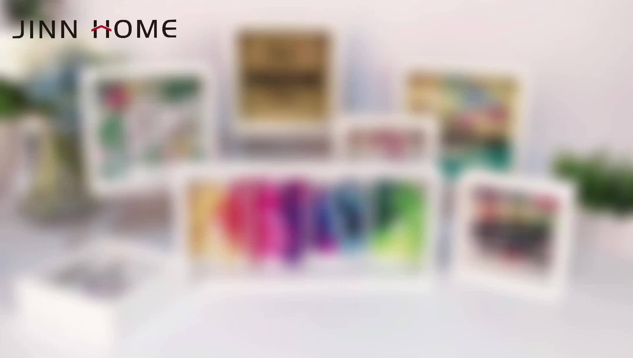 Customized Plain Printed Wood Glass Money Box Piggy Bank Saving Box