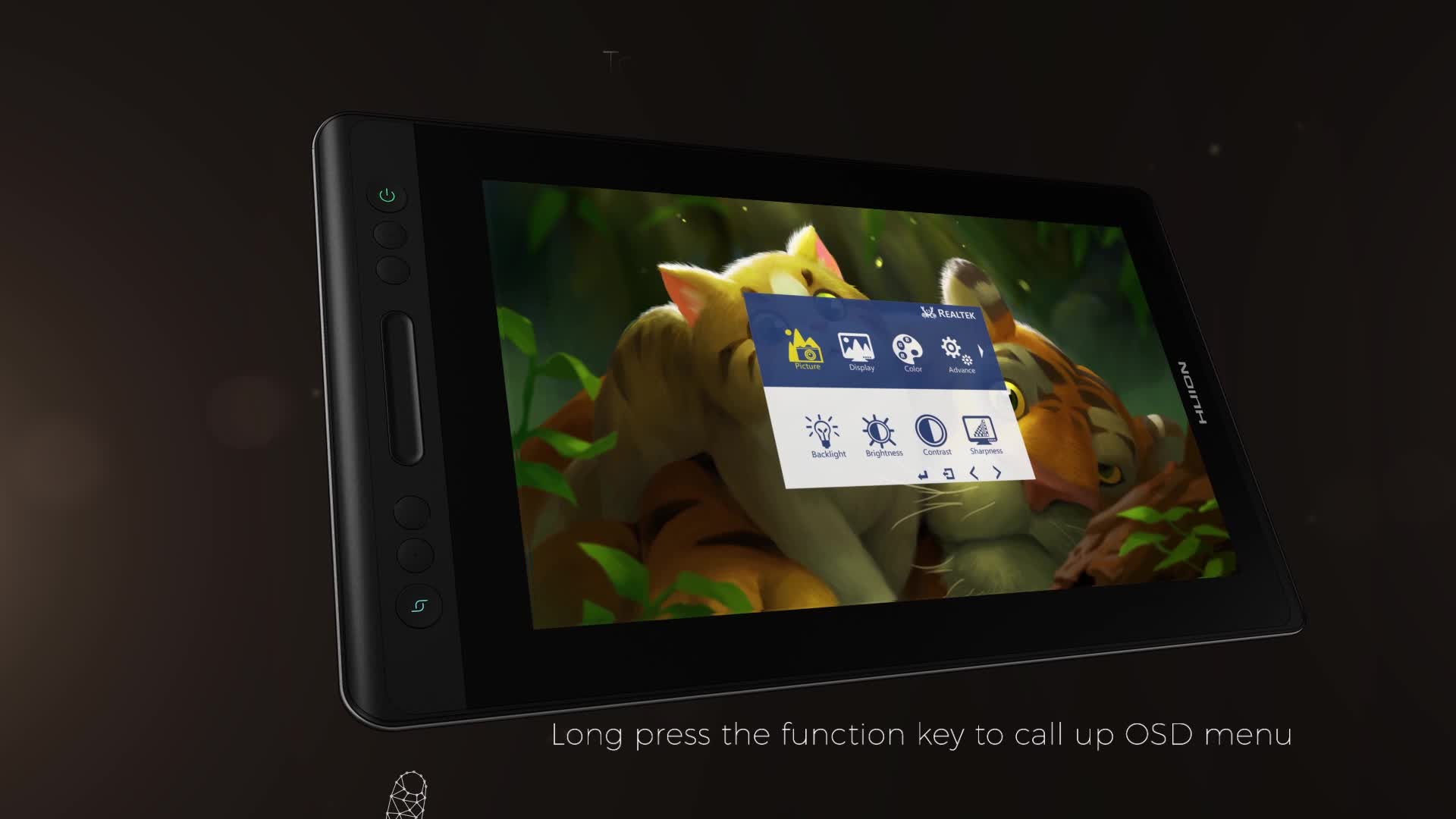 HUION KAMVAS Pro 13 13.3型 GT-133 Kamvas Pro 13 Graphic 13.3-inch Drawing Pen Display | Huion