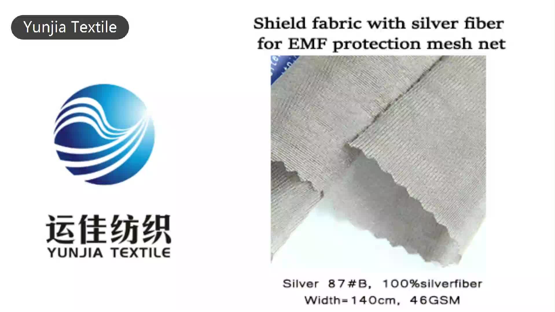 Silver Coated Radiation Absorbent Material For Anti Radiation Tent Net