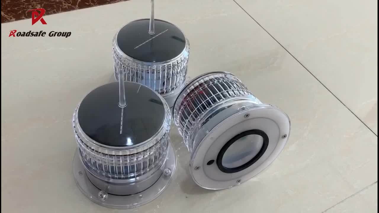 Barricade Blinker Solar Powered Light / Led Flare Flashing Safety