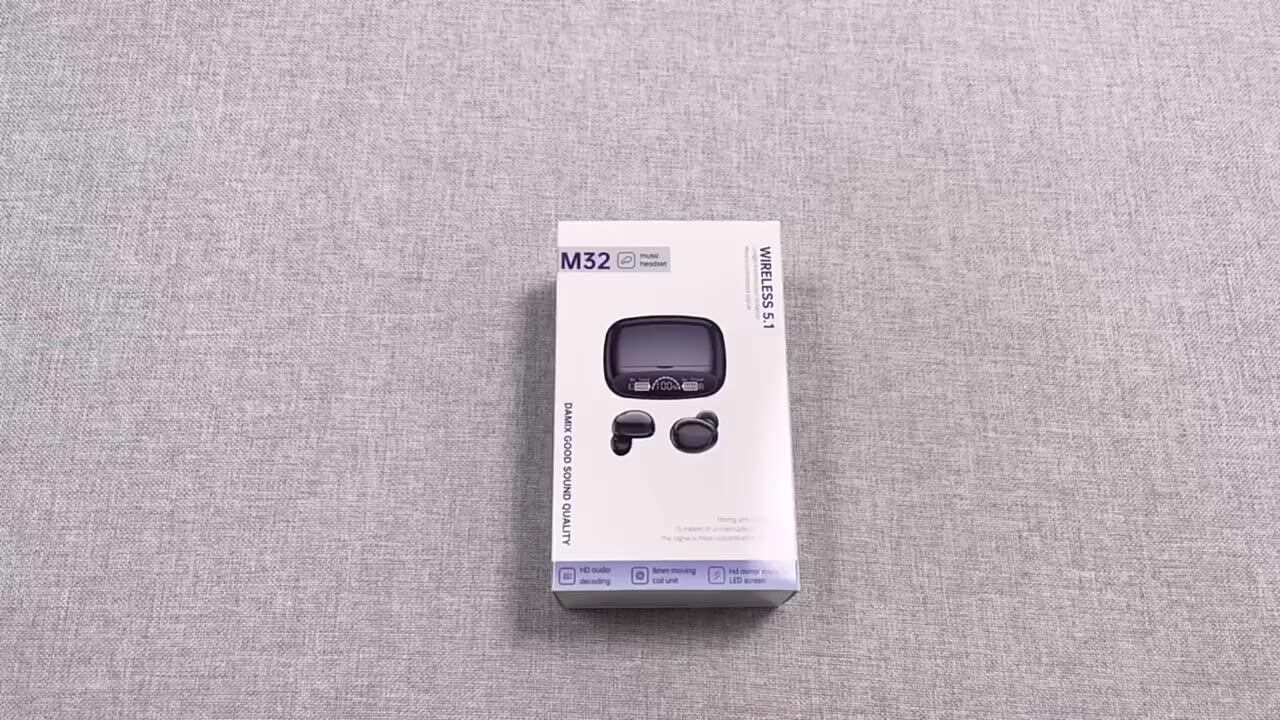 2022 New M32 Bt5.0 Headset Wireless Headphones True Wireless Tws