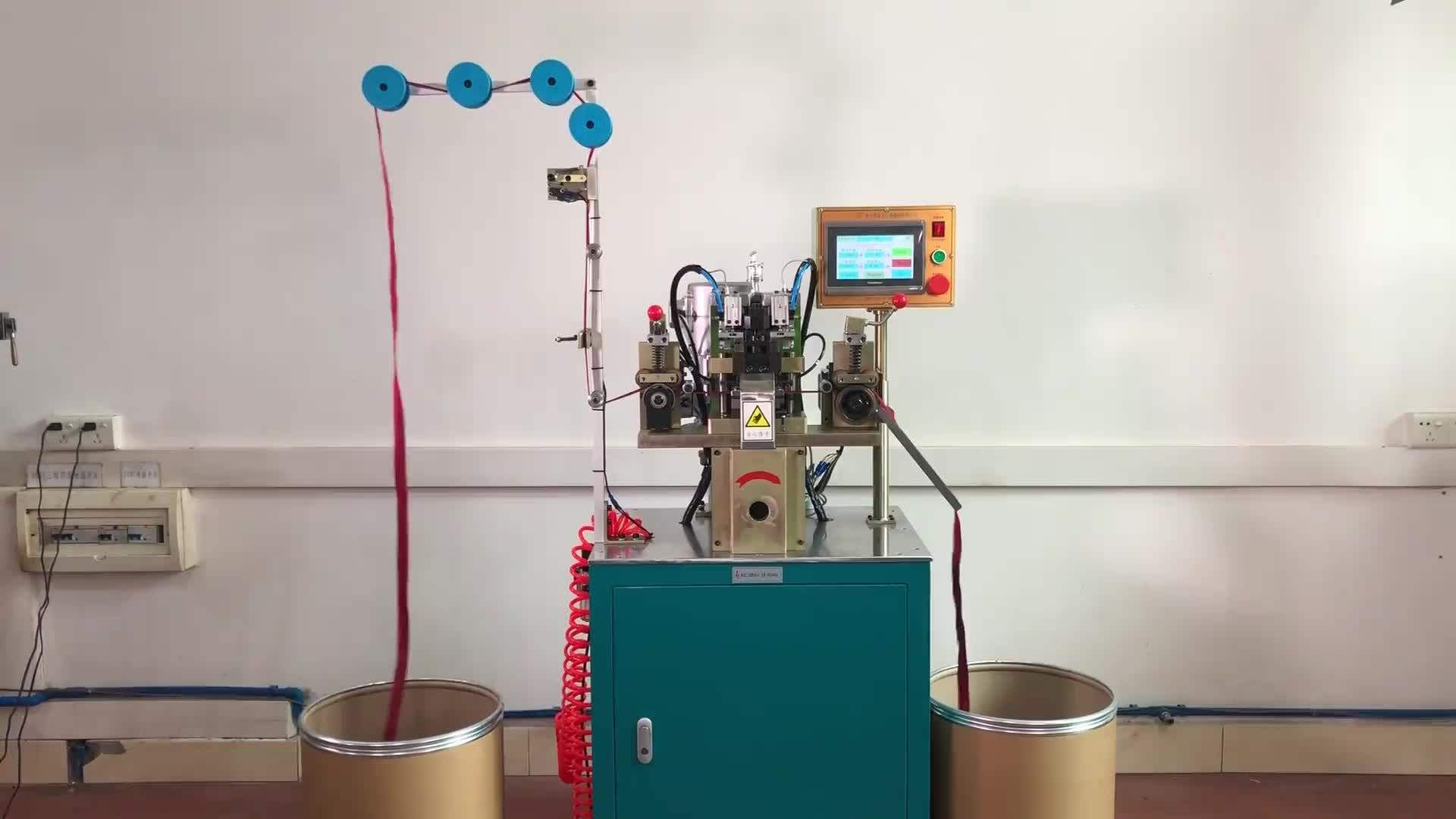 Automatic Invisible Zipper Manufacturing Machine For Zipper Gapping