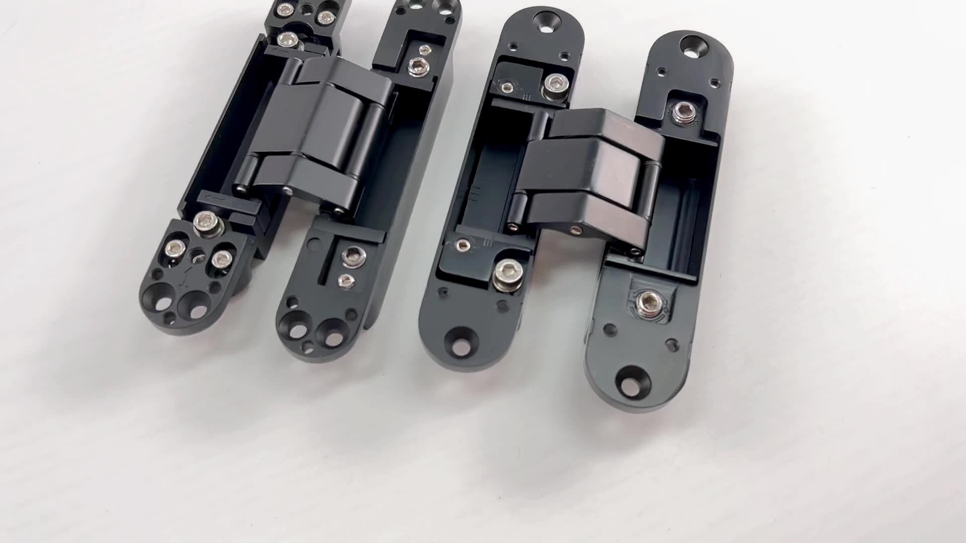 Kesaf Factory German Design Gate 180 Degree Black Concealed Stainless