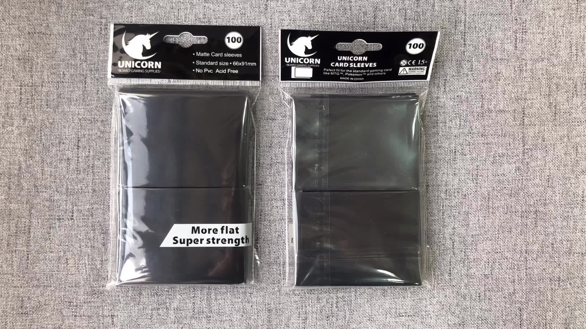 600 Counts Mtg Standard Size 66x91mm Black Matte Card Sleeves Buy