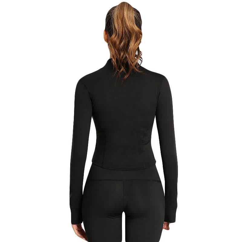 Hot Sell Yoga Jacket Set Jacket Active Wear Women Zip Up Gym Sports