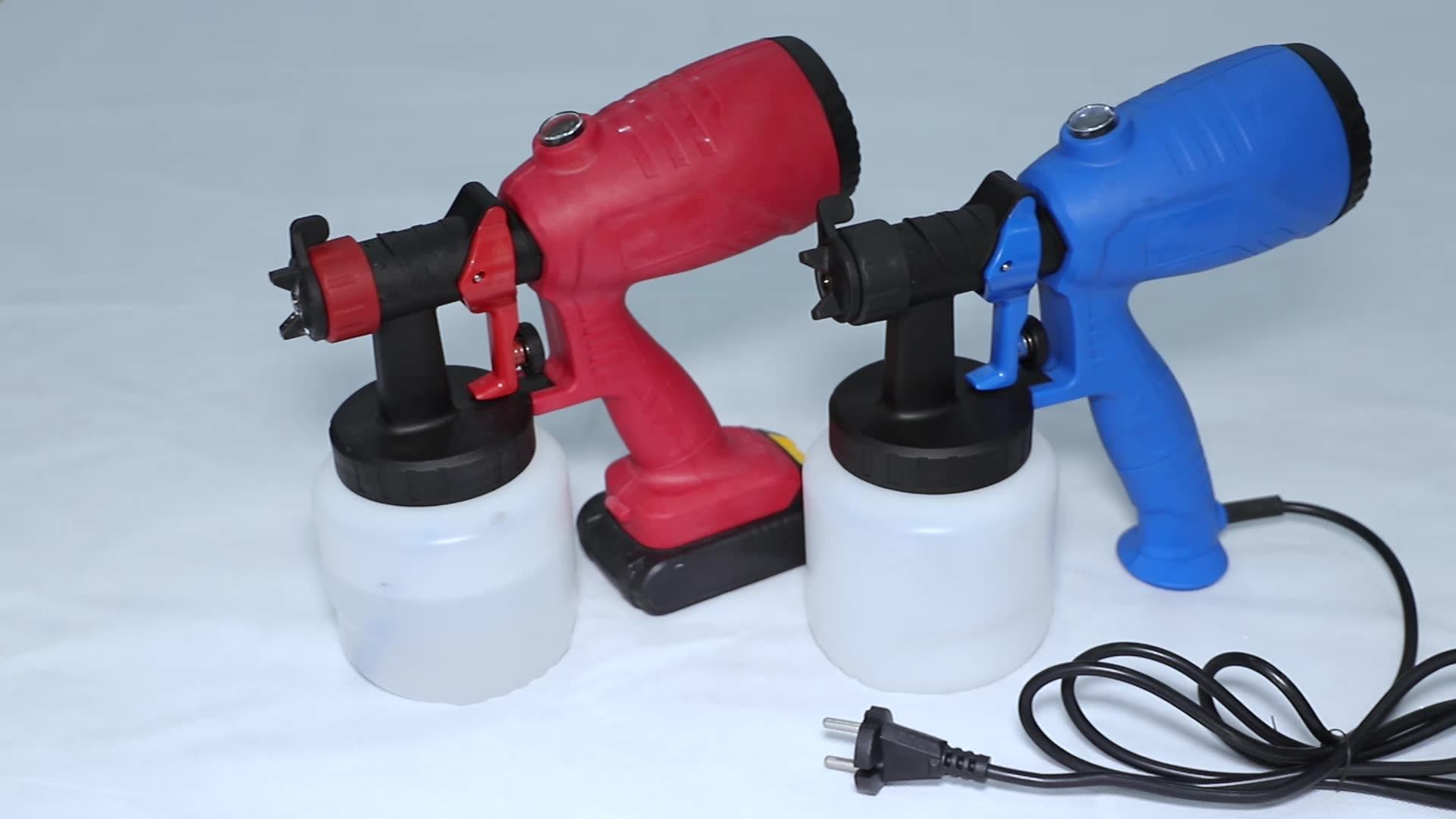 20v Portable Cordless Electric Paint Spray Gun Professional Water