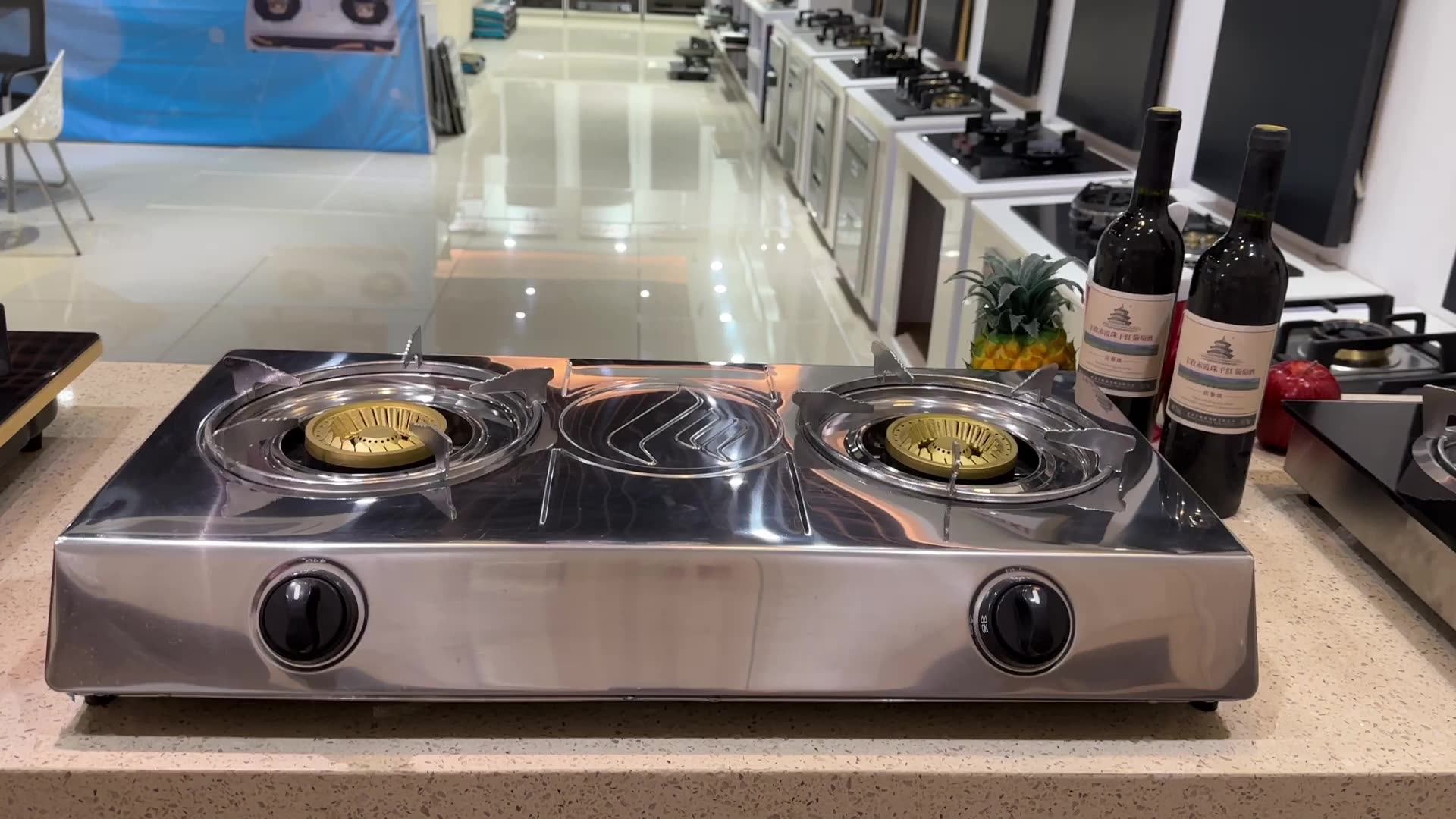 High Quality Gas Burner Stove Stainless Steel Gas Stove 2 Burner