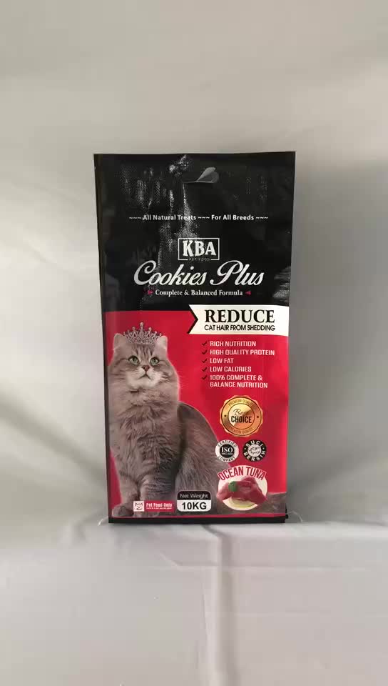 Custom design bopp laminated pp woven animal feed packing bag bulk pig