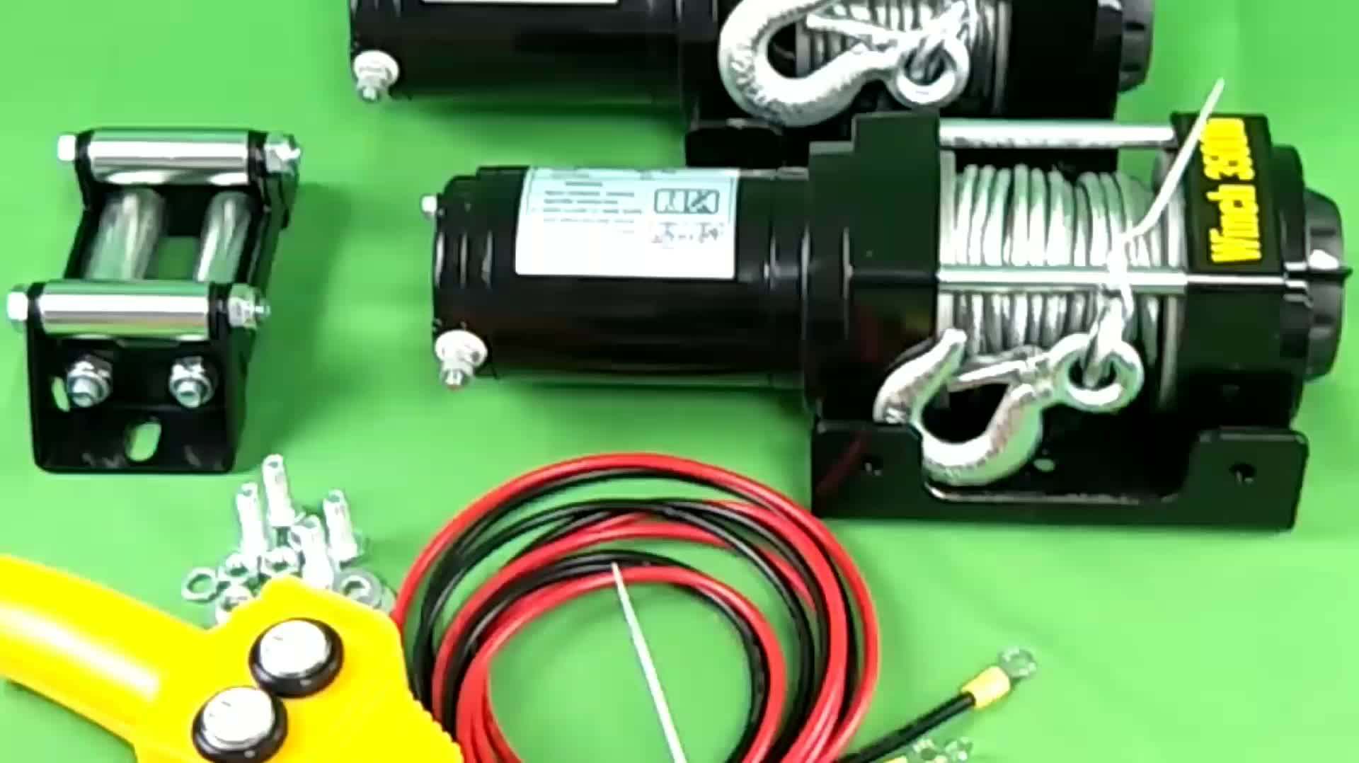 Waterproof Recovery Winch Utility Winch With Steel Wire Rope Buy