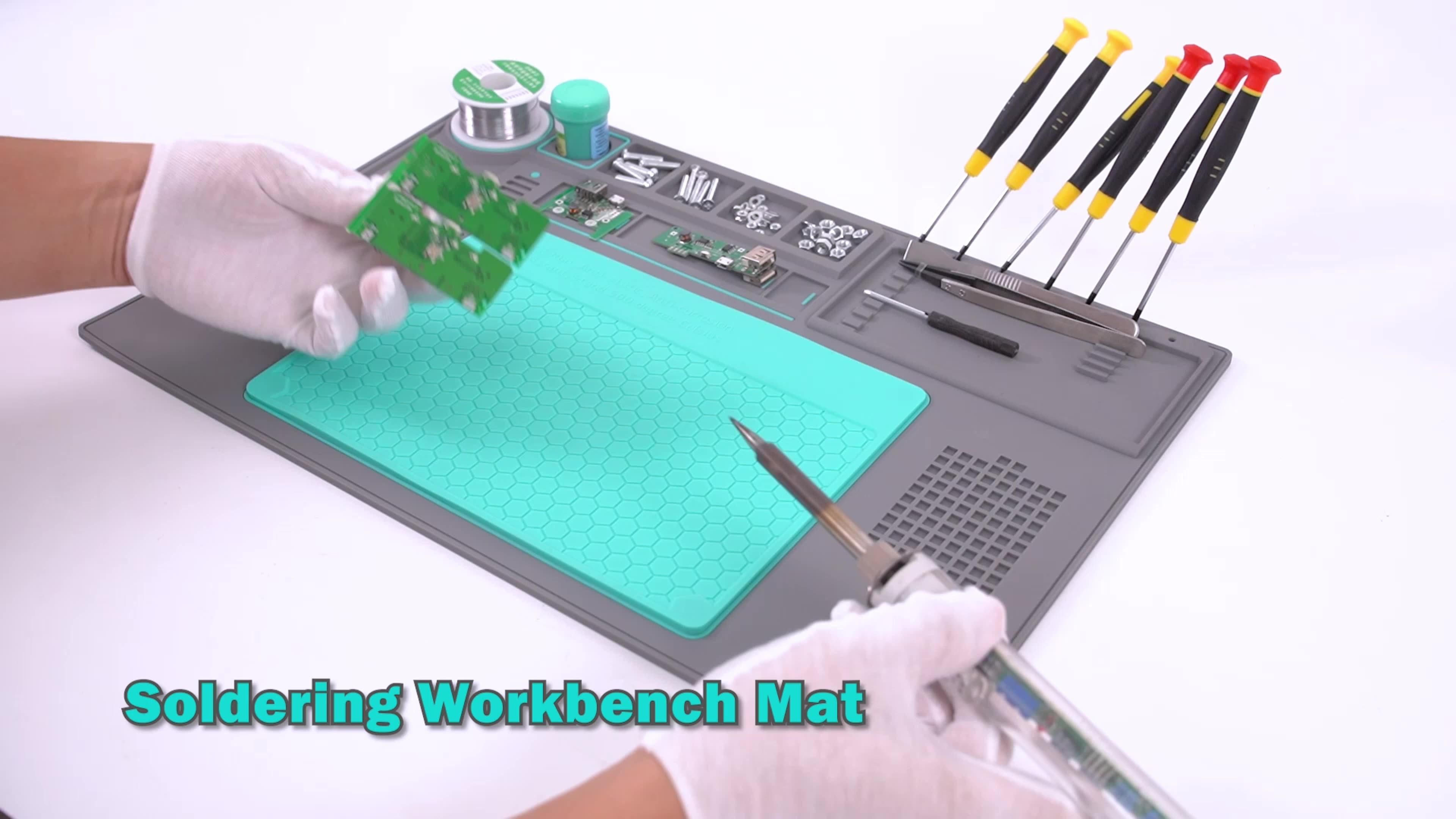 Non Slip Lock Rc Car Pinning Mat Rubber Silicone Drone Work Beach Rc