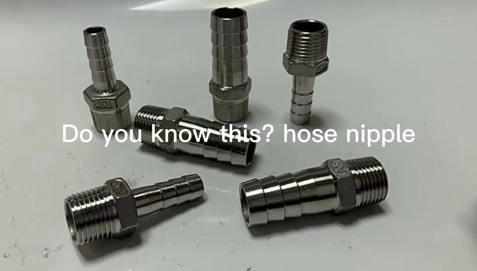 Hydraulic Stainless Steel Male Npt Bspt Male Threaded Hose Barb Pipe