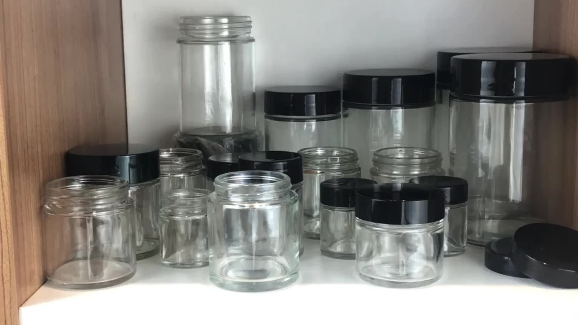 4oz Amber Round Glass Jars Containers Cosmetic Jar Candle Jars