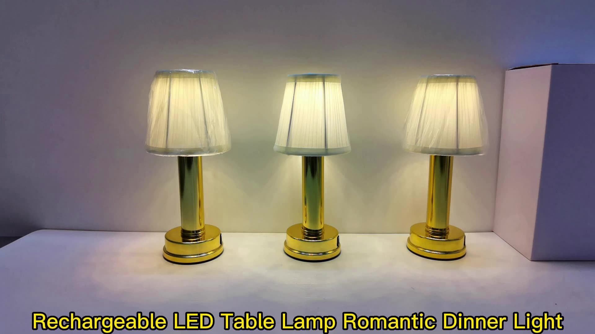Modern Gold Bed Side Table Light Cordless Restaurant Decorative Bar Led