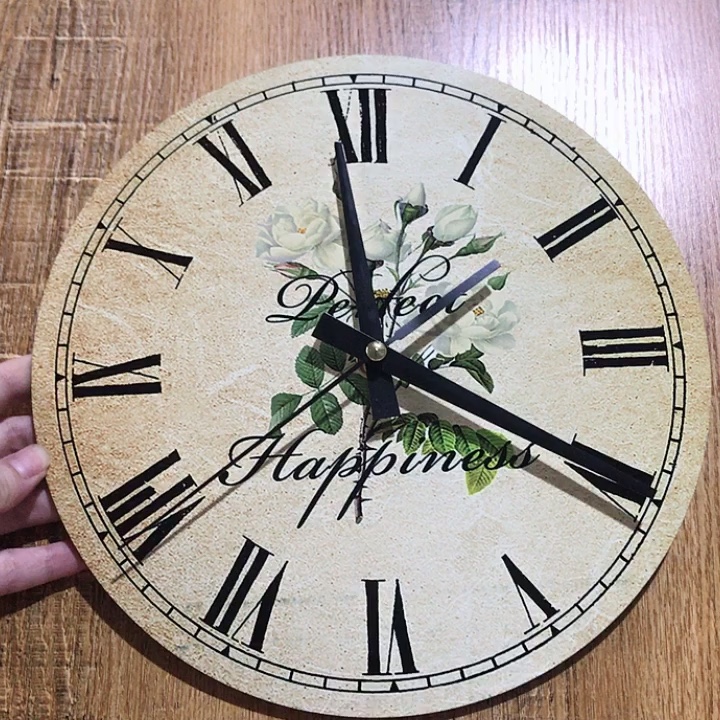 270mm Diameter Round White Blank Sublimation Mdf Clock Face With
