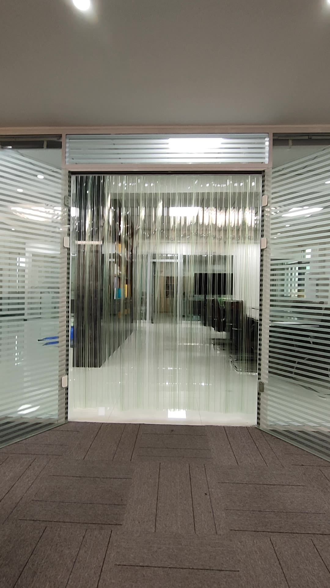 Customizable Thickness Accordion Style Pvc Strip Door Curtain With