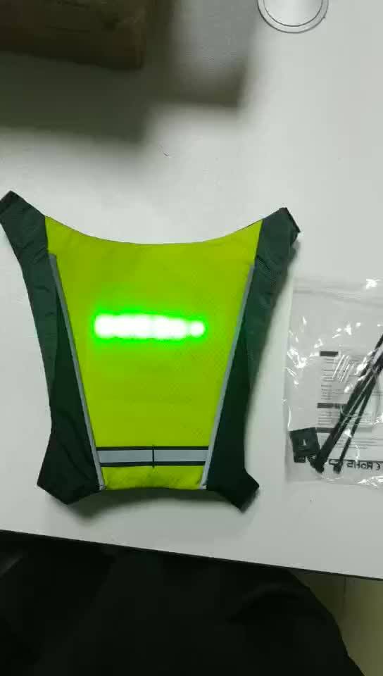 Reflektierende Sport-Weste B-Lite - Neon Gelb Mit Stretch Für Sicherheit