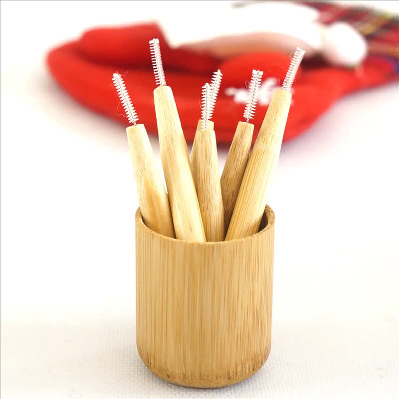 Eco Friendly Private Bamboo Biodegradable Ome Interdental Brushes