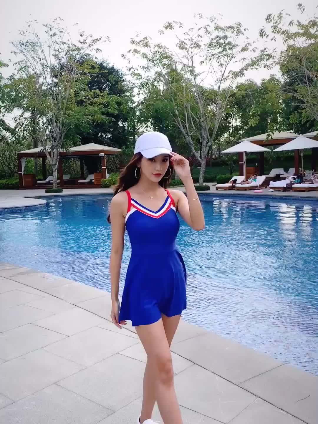 New Black Swimwear Sexy Lovely Korean Style Swim Hot Spring Bathing