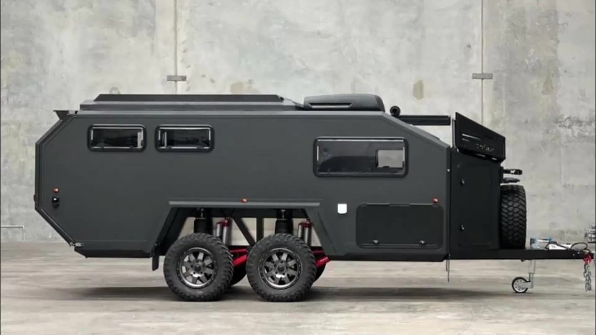 Hot Selling Small Square Camper Australian Standard Offroad Caravan For