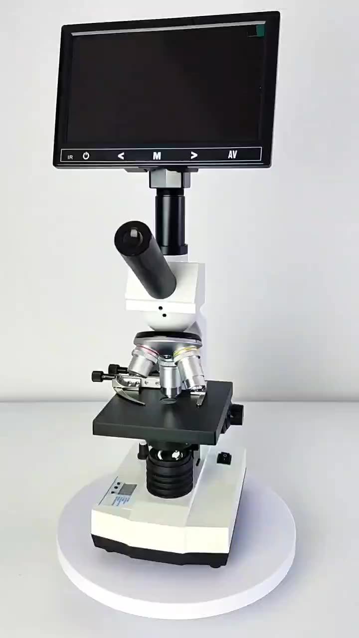 Thermostatic Biological Microscope To See Sperm Hd7inch Display 195 Achromatic Objective Sperm