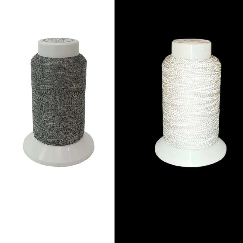 Reflective Light Factory Reflective Embroidery Line Embroidery Mark Jacquard Socks Knitted GRS Yarn Spot Spinning Wheel Yoyo