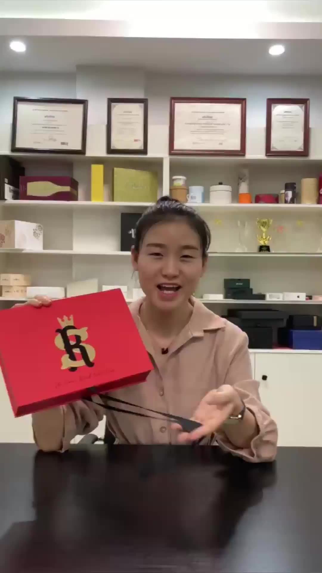 Custom Printed Logo Small Cheap Products With Insert White Hard