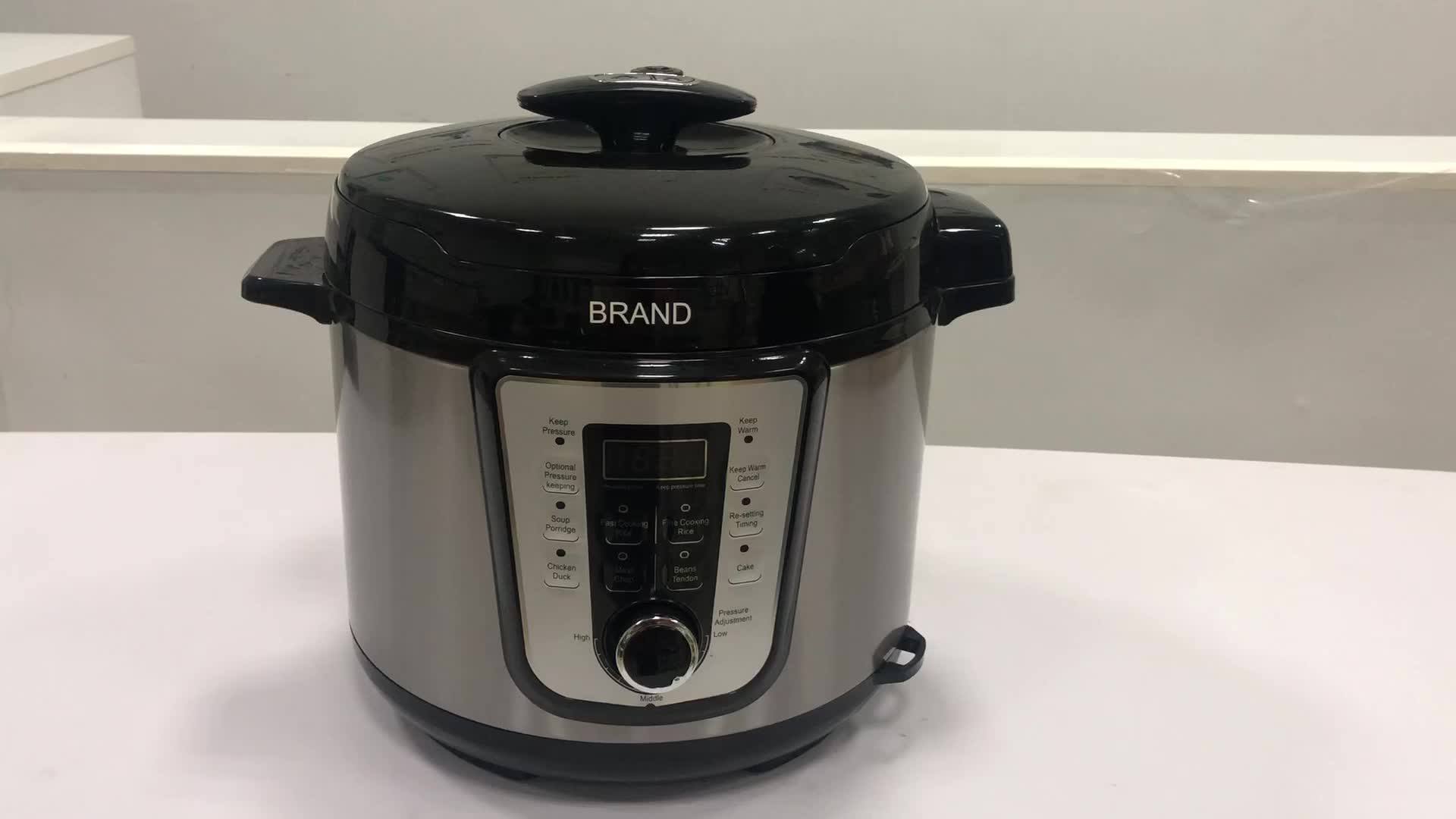 6l Multifunctional Kitchen Cooker Stainless Steel Smart Cooker Pot