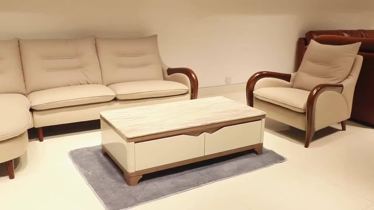 Genuine Leather Upholstered Sofa Design,Solid Wood Sofa,Wooden Sofa Set Furniture Buy Sofa