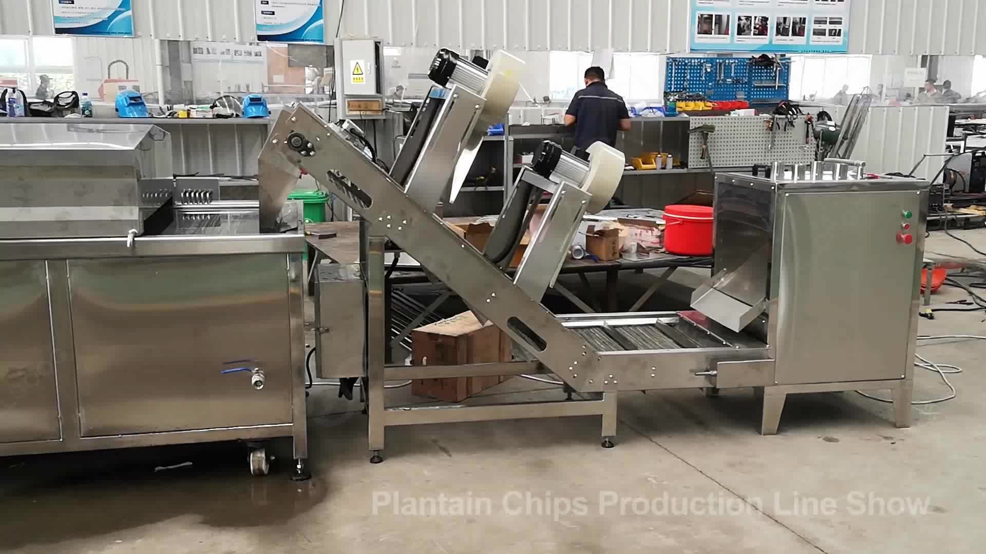 Source Durable Cutter Type Banana Slicer and Fryer Process Production Line Potato  Plantain Chips Making Machine on m.alibaba.com