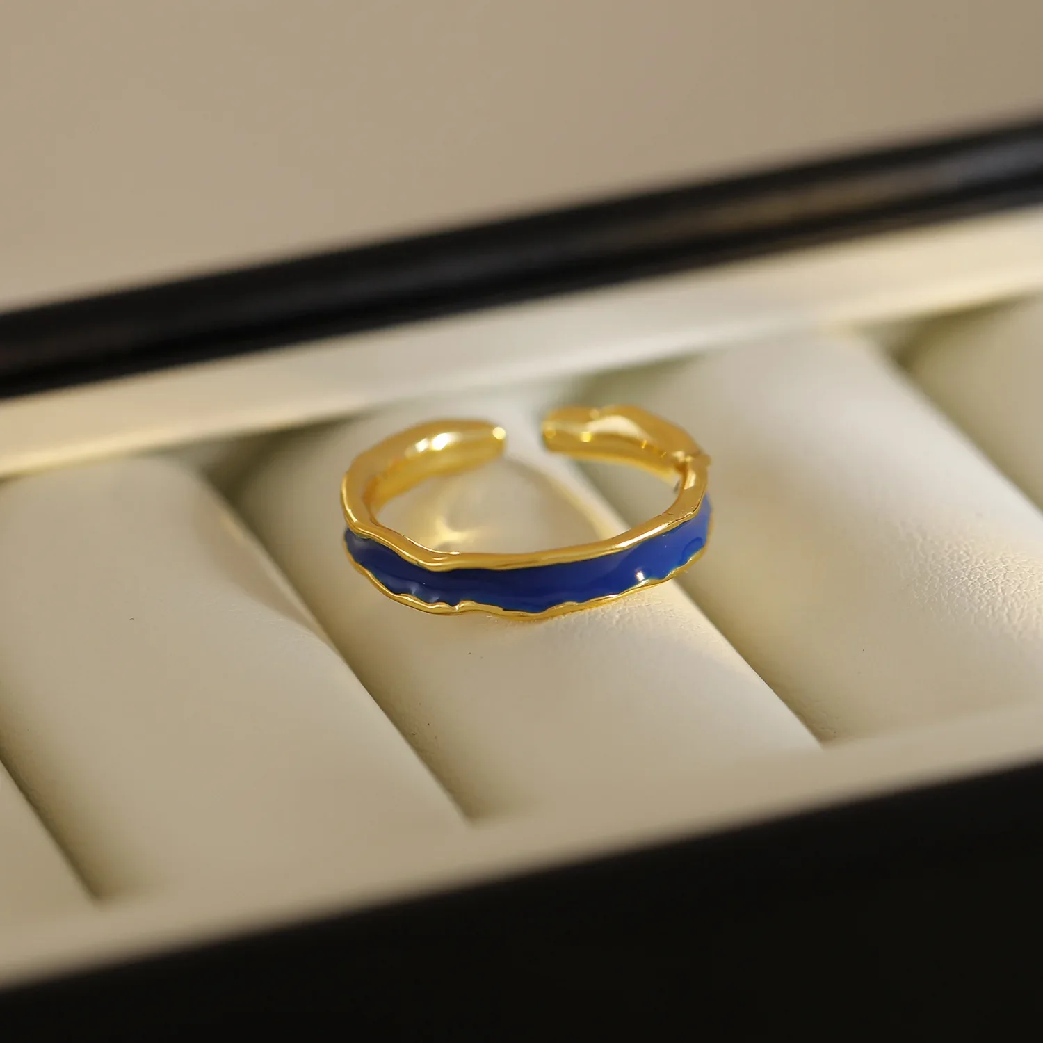 Retro brand small design fashionable universal ring