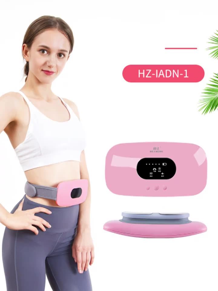 Oem Electric Lumbar Stomach Heating Massage Uterus Waist Abdomen Vibrating Massager Womb Relieve