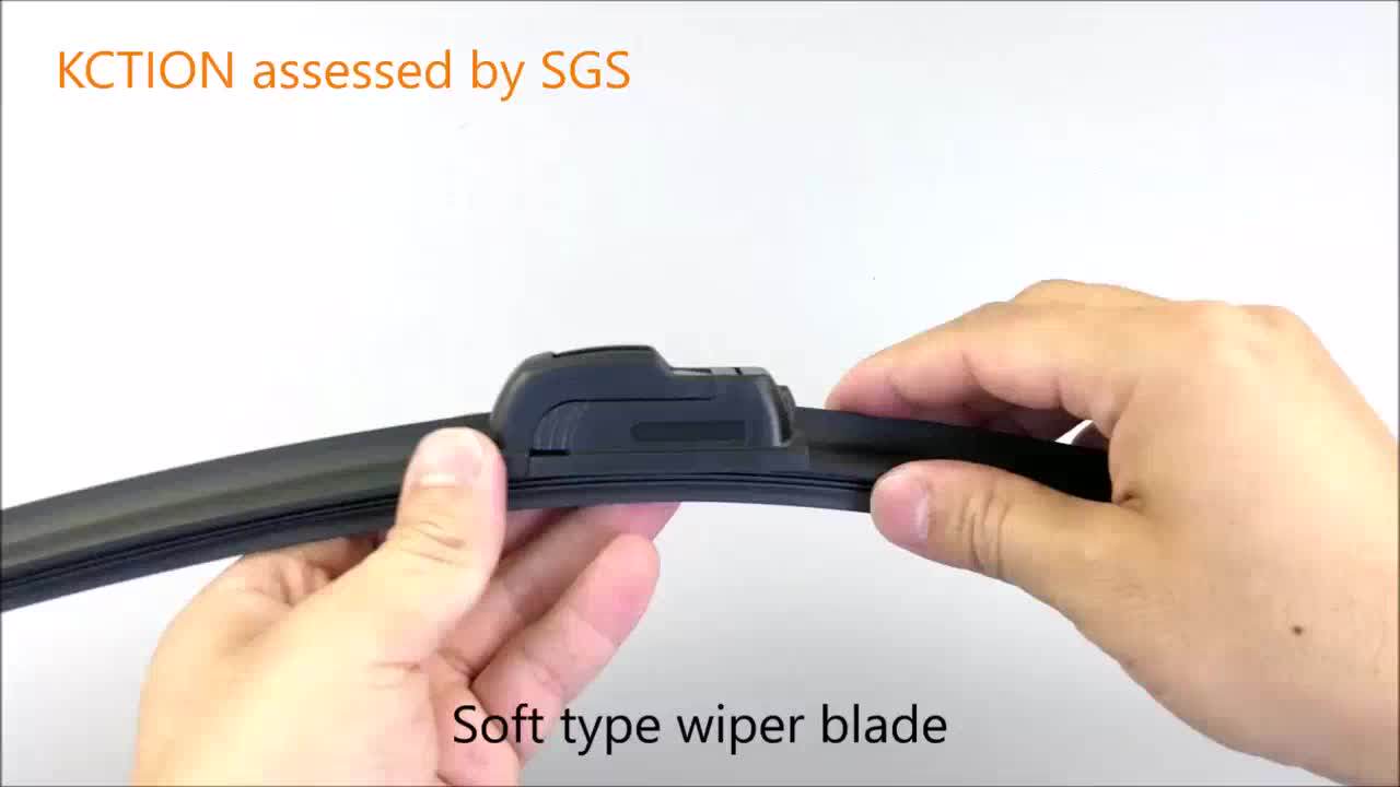 2023 Frameless Premium Quality Wiper Universal U/j Type Wiper Blades