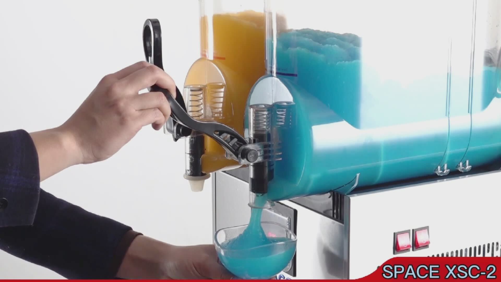 Two Bowls Slush Machine Slushie Machine With Led Light Cover Buy Slush Machine,Slushie Machine