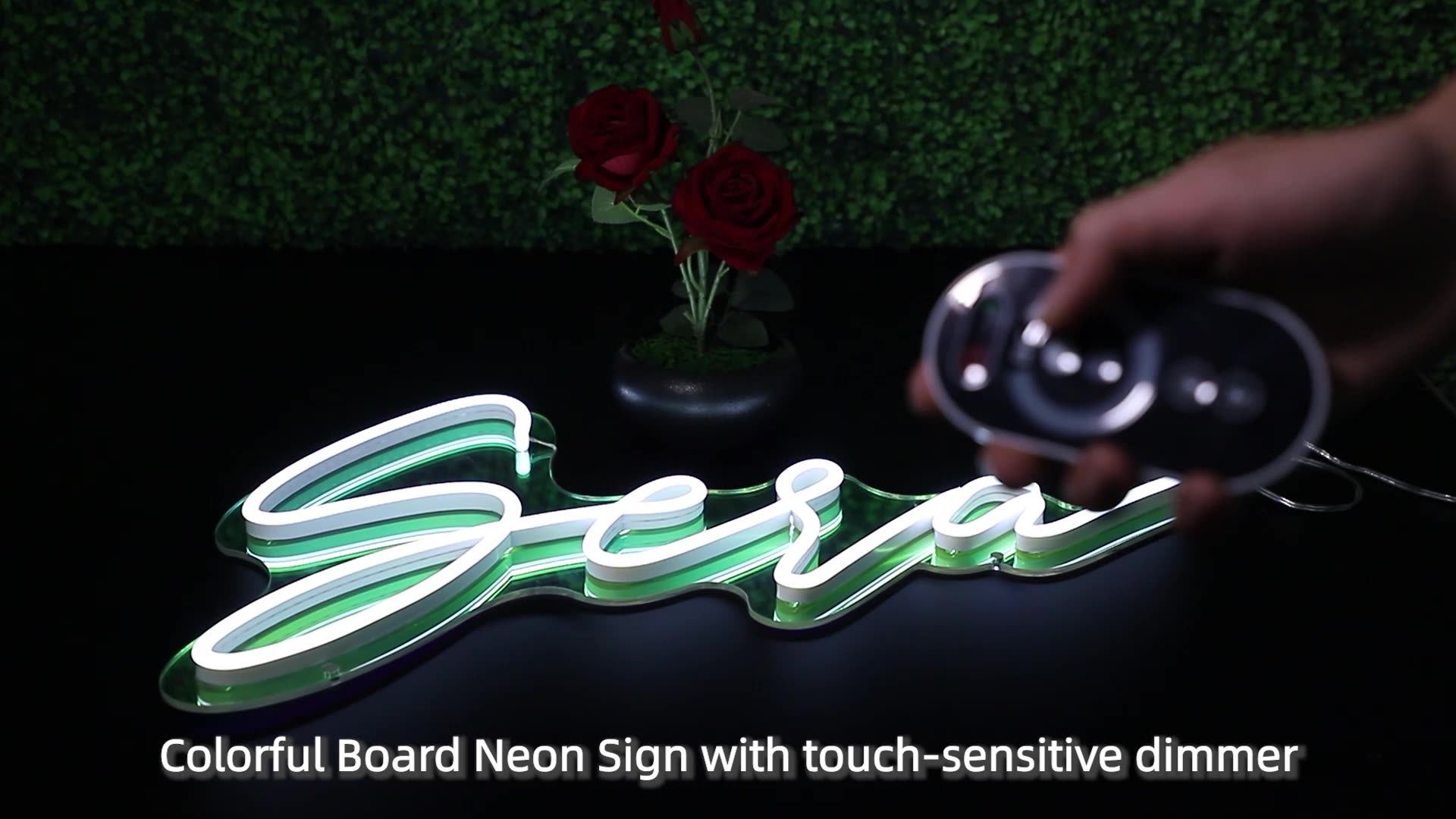 Free Sample Rechargeable Battery Powered Neon Signs Led Heart Pink Neon