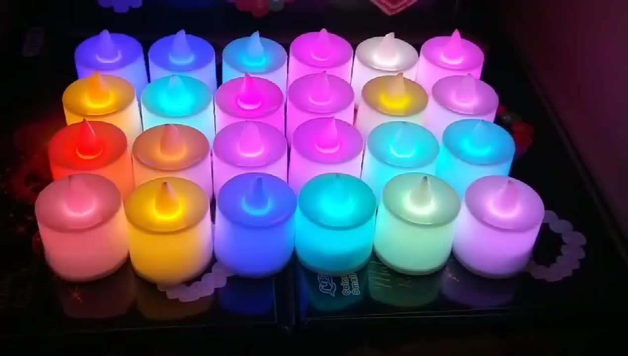 Mini Flameless Battery Operated Colorful Led Candle Buy Led Candle