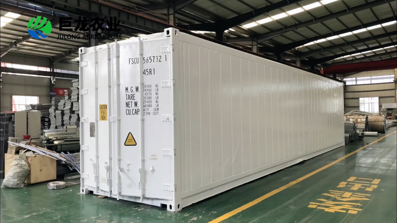 Plant Factory Shipping Container Farm Hydroponics Vertical Farming