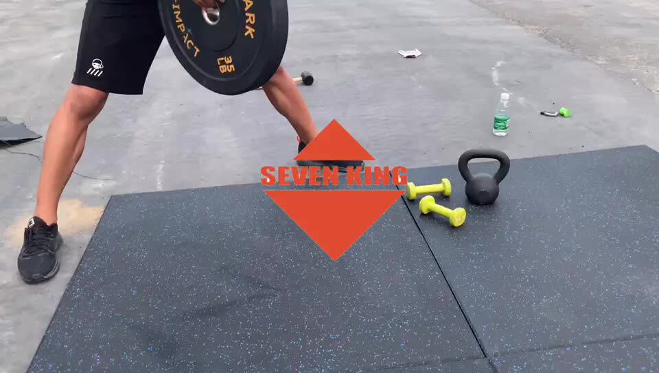 1 Дюйм Толстое Epdm Фитнес Резиновое Покрытие Для Спортзала Плитка ...