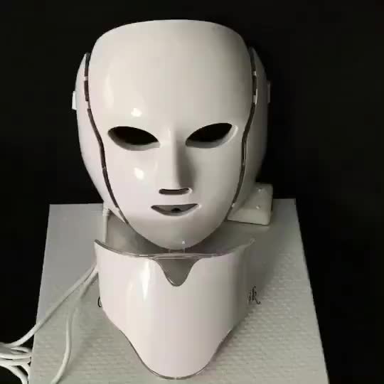 Professional 7 Color Led Photon Light Therapy Facial Mask Face Neck Led Mask Buy Led Photon