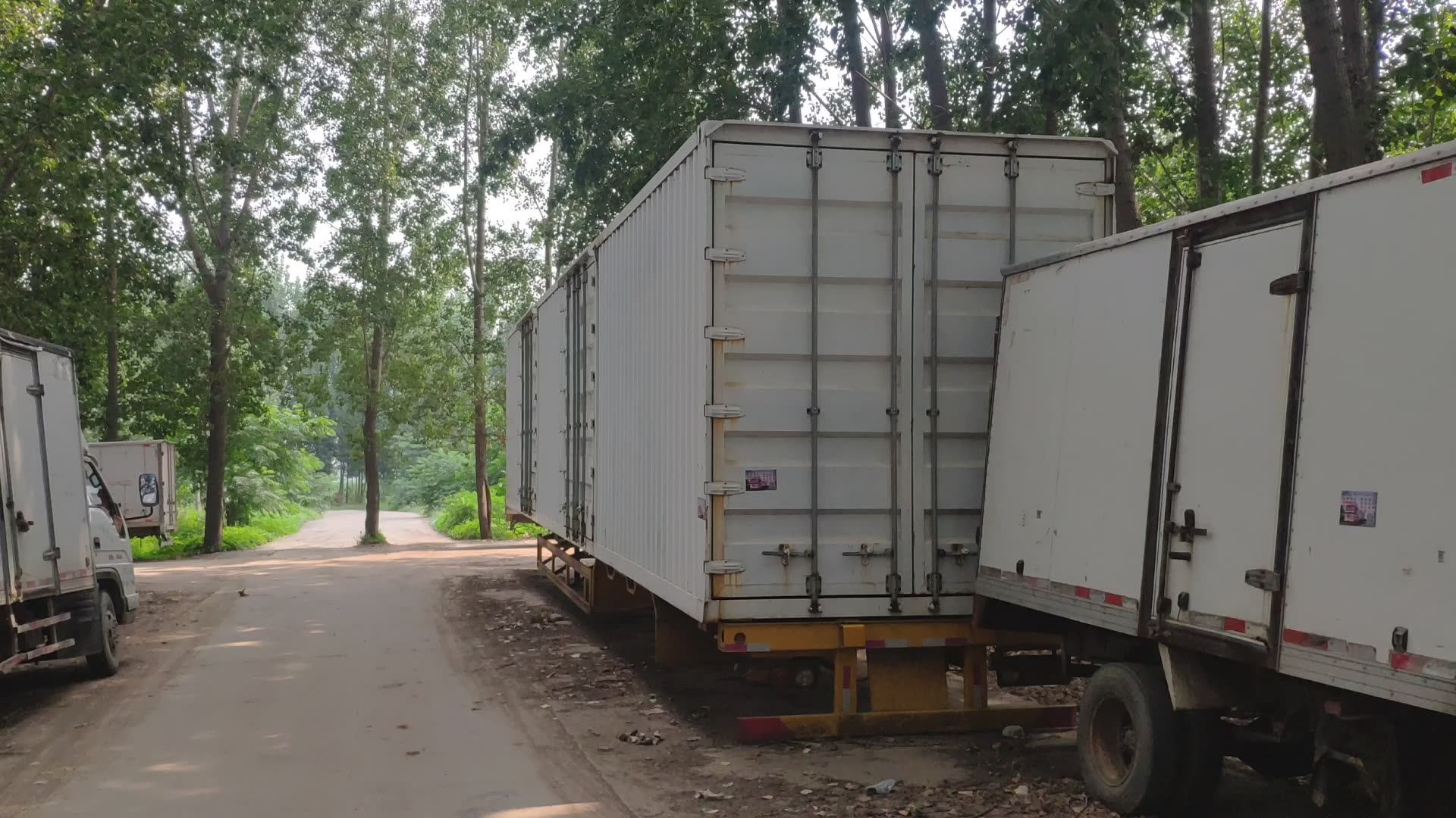 Used Dry Van Semitrailer Box Trailer For Sale Buy Used Truck Trailer