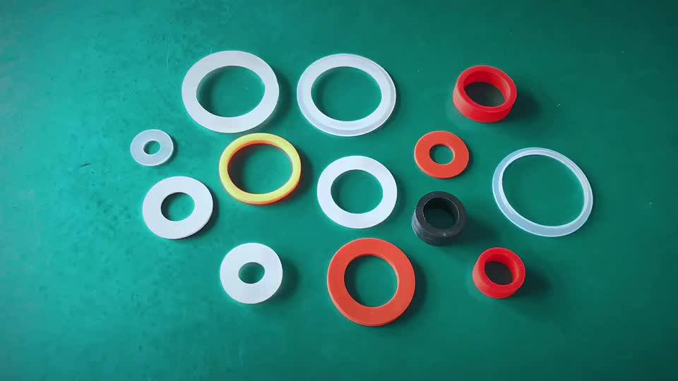 Clear Aging Resistant Silicone Rubber Oring Washer Gasket For Garden